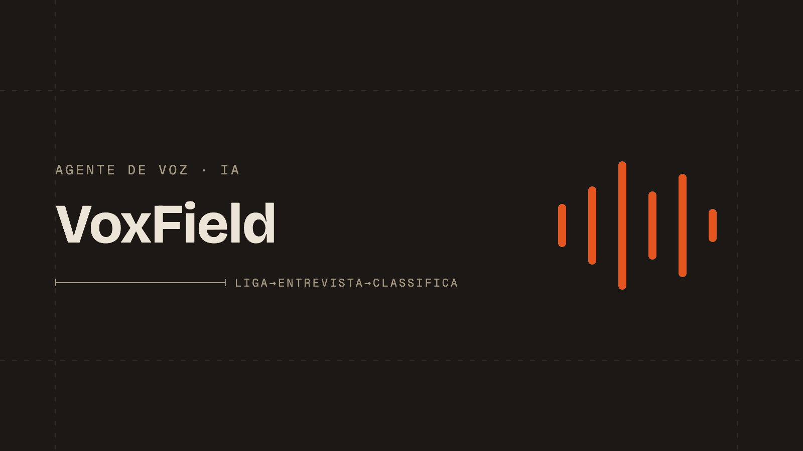 Tela do projeto VoxField